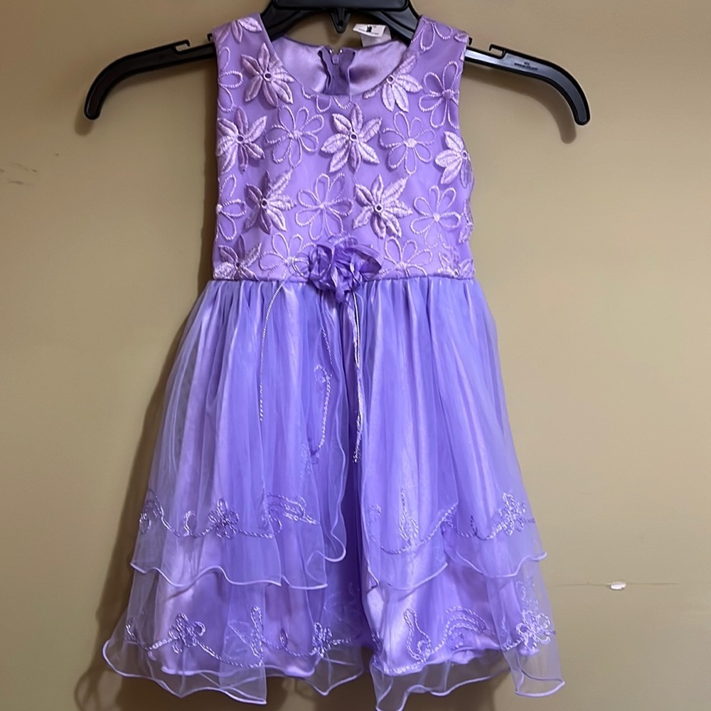 ROY FASHION Lilac Formal Toddler Dress - Size 3T - Picture 10 of 11